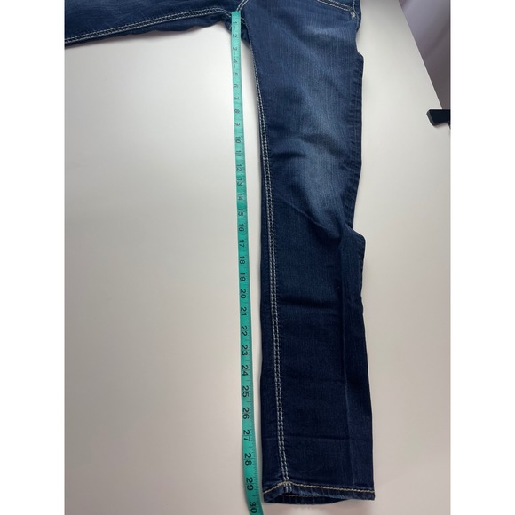 Silver Jeans Co Suki Skinny Dark Wash Mid Rise Denim Jeans W27 L31 L9113SSR409 - Picture 14 of 16